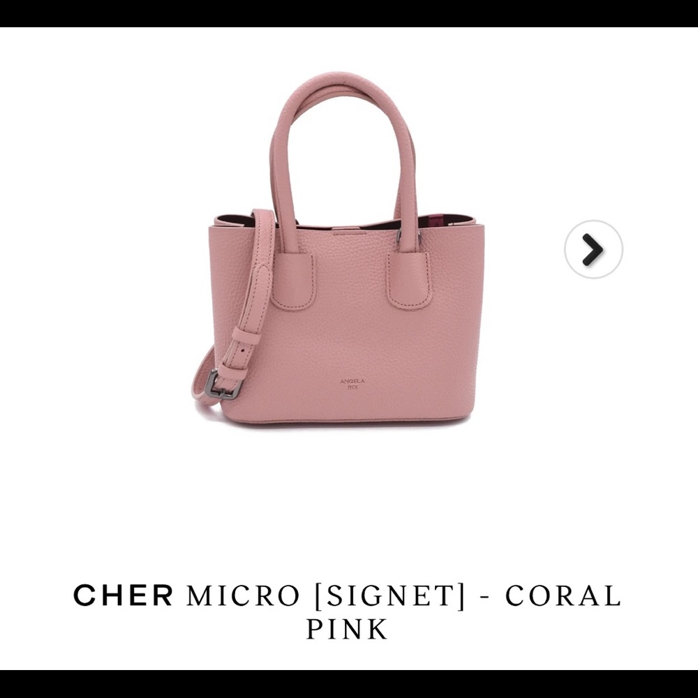 Angela Roi Cher Micro in Coral Pink